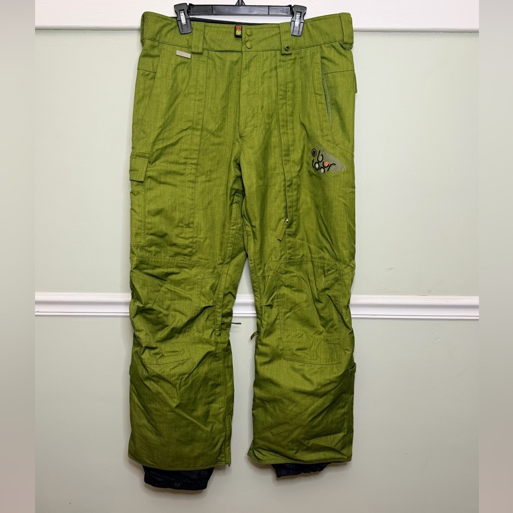 Burton Mens Vent Pant Olive Green Snowpant Snowboard Ski Pant Large